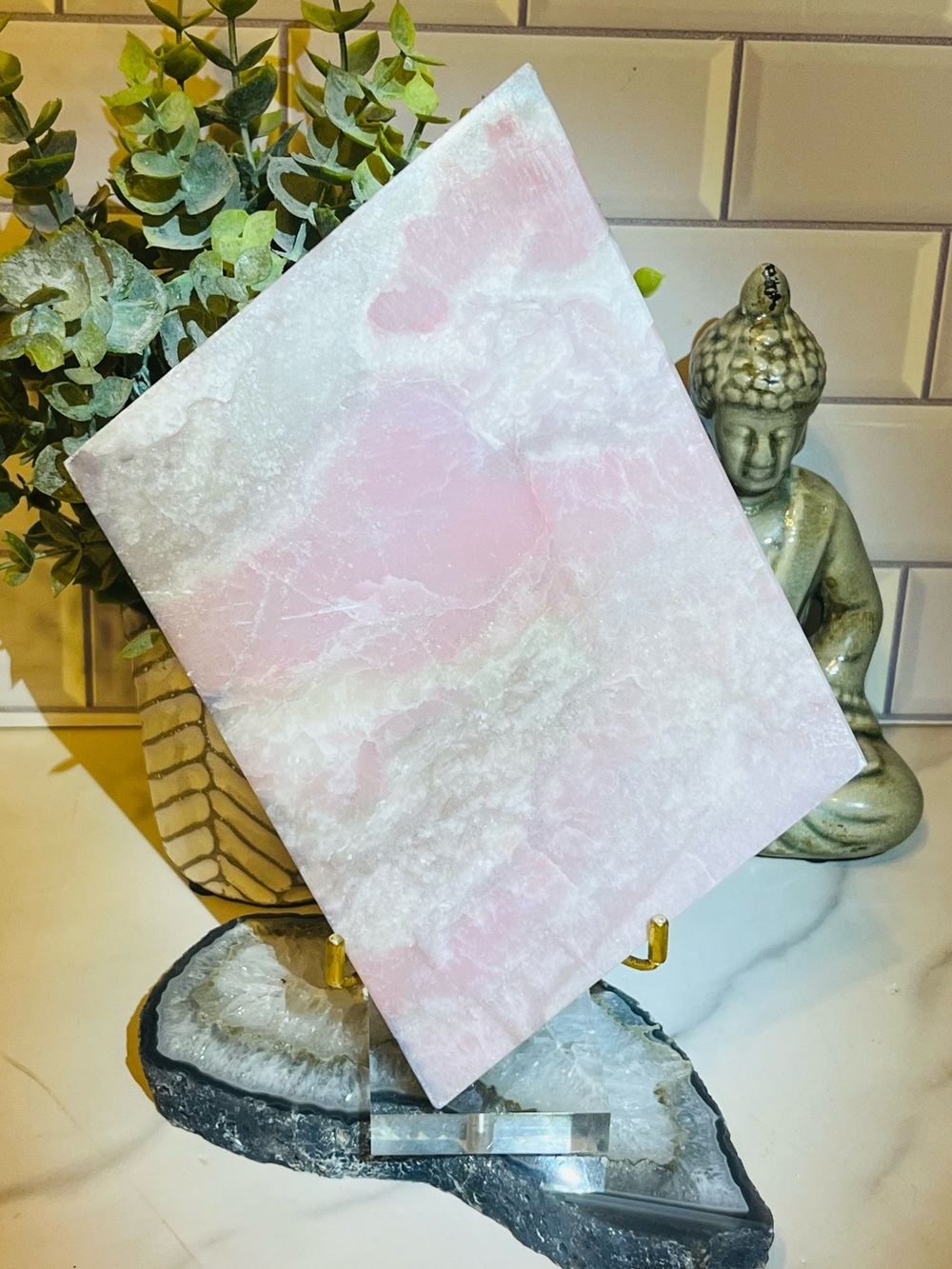 Large South African Pink Opal Slab